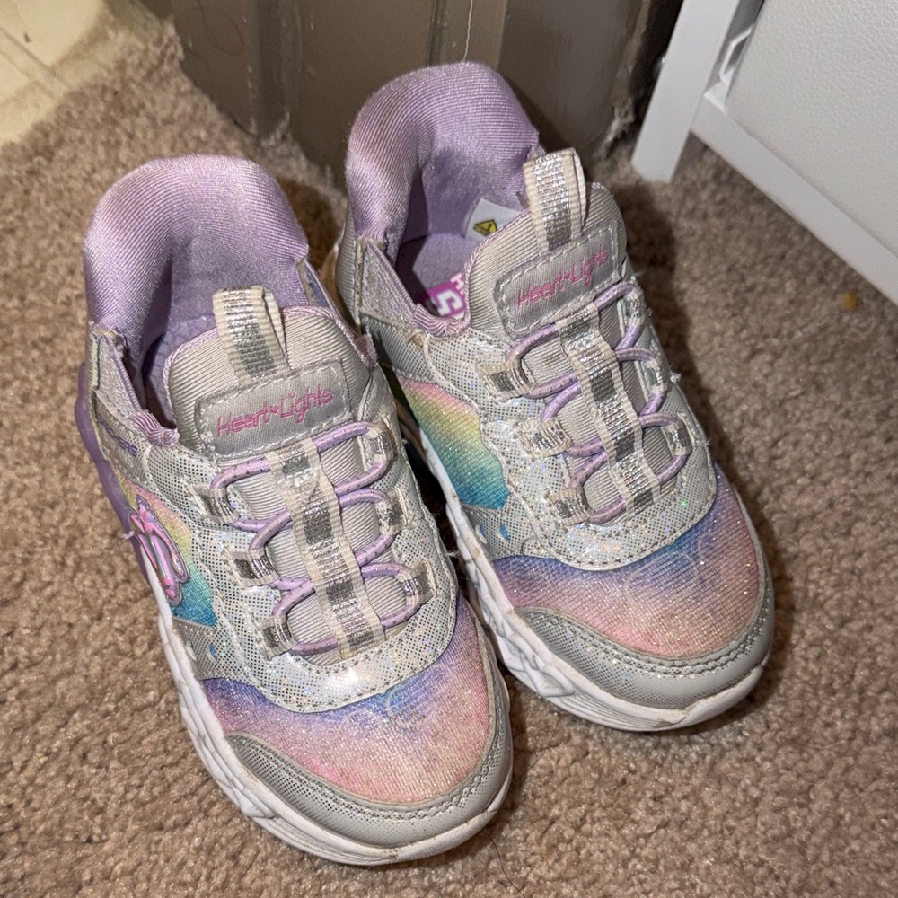 Skechers Kids' Multicolor Light-Up Sneakers